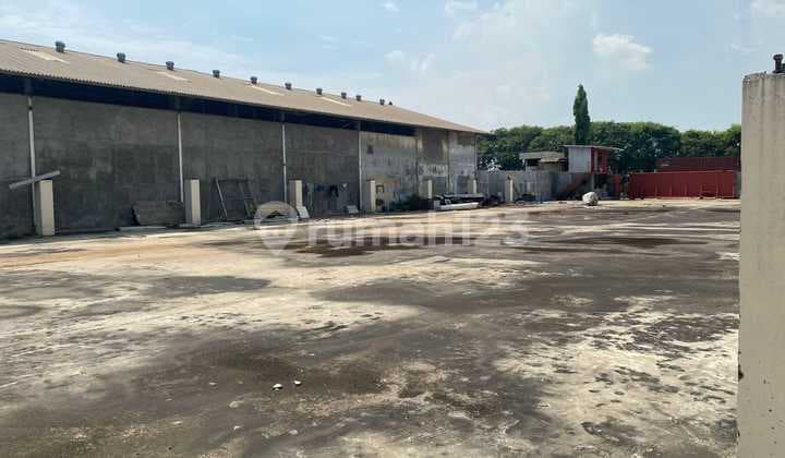 Disewakan Tanah Pinggir Jalan Full Cor Kapuk Kamal Jakarta Utara