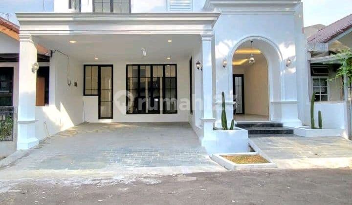 For Sale Newly Built 2-Story House on Kasuari Street, Sector 9 Bintaro Jaya - Modern Facade