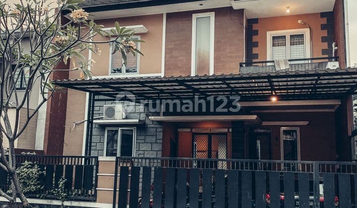 Anggrek Loka BSD Blok Az - Rumah 2Lt Full Renov - Semi Furnished - Rumah Berpagar