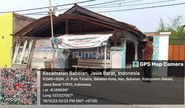 Dijual Rumah Murah Siap Huni Cocok Tempat Usaha di Bekasi