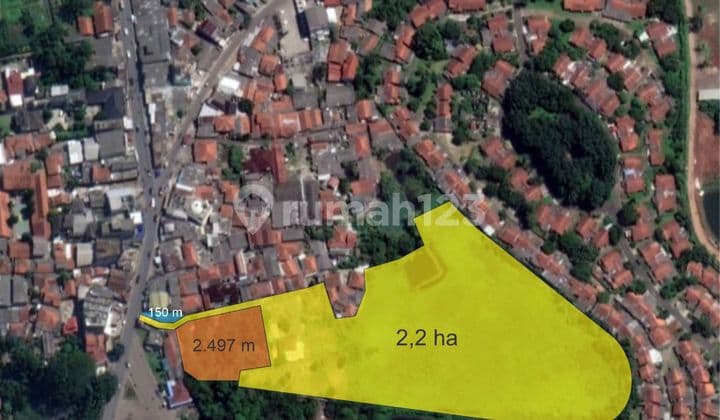 Jual Bu Tanah kavling 2,2 Ha di Setu Kota Tangerang Selatan Banten
