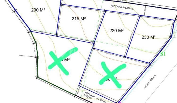 Di Jual Tanah Kavling Lokasi Tiying Tutul Canggu