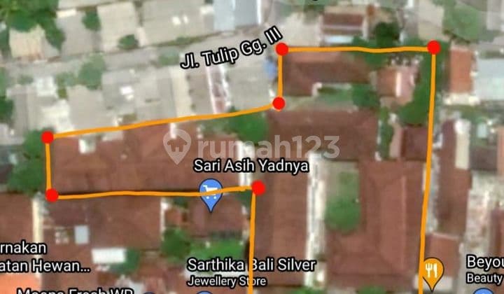 Hot List Di Jual Tanah Bonus Bangunan Layak Huni Lokasi Jalan Utama Wr Supratman Denpasar Timur