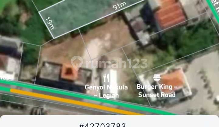 Hot List Di Jual Tanah Pinggir Jalan Utama Lokasi Sunset Road Kuta Badung Hot List Di Jual Tanah Pinggir Jalan Utama Lokasi Sunset Road Kuta Badung