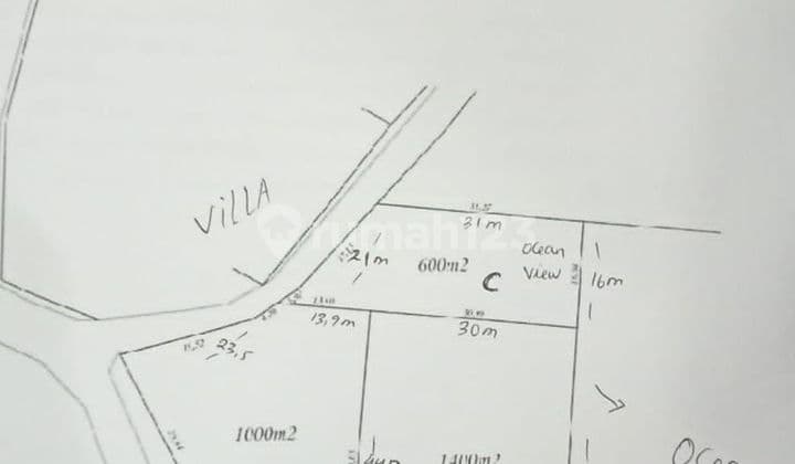 TOP URGENT LAND FOR SALE SEA VIEW MOUNTAIN PAYUNG PANDAWA LOCATION NUSA DUA KUTA SELATAN BADUNG GLOBAL