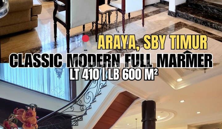 Hot Listing! Dijual Rumah Mewah Siap Huni Araya