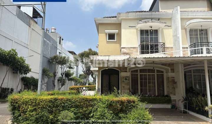 Rumah Hook Depan Danau Green Lake City Cluster Eropa – 135m2