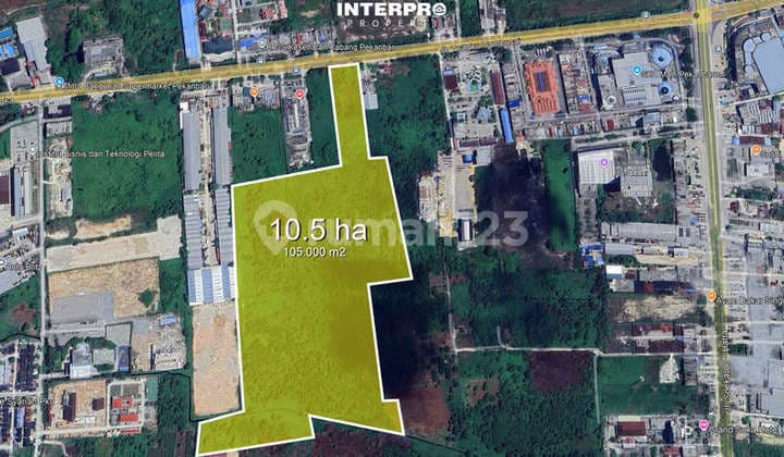 Land For Sale Strategic Locationnear Ska Mall Pekanbaru - Land Area 10.5 Hectares