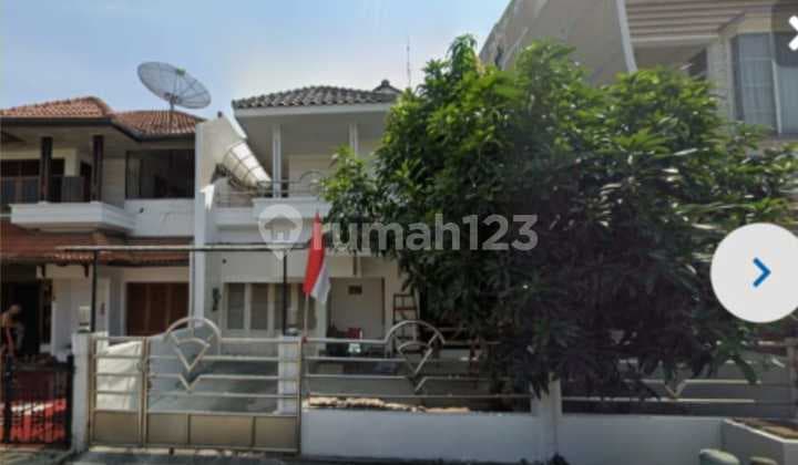 rumah griya sunter tusuk sate luas 10x18m bangunan 2 lantai hadap selatan