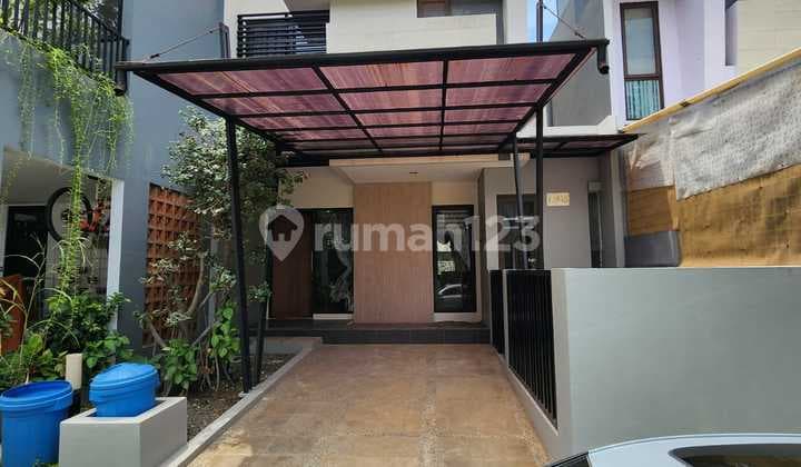 rumah cluster cantik area bsd luas 105m hadap utara harga 2.6 M
