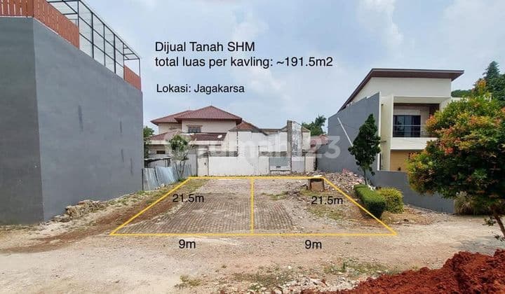 Dijual Tanah Kavling di Jalan Durian Jagakarsa Jakarta Selatan