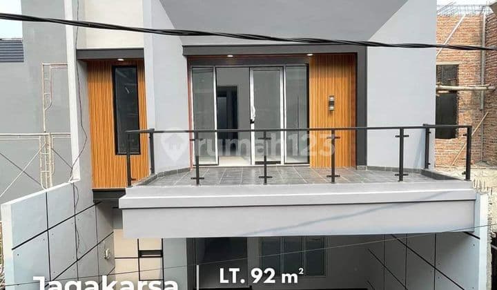 For Sale New Modern House Inside Jagakarsa Cluster South Jakarta Next to Andara Toll Gate
