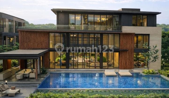 Private Island Villa House Navapark 3 Floors Semi Furnished Lake View Elevator Marble BSD