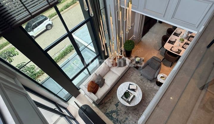 Rumah Full Furnish Brand New Hook 3 Lantai Lift Marmer Tresor BSD