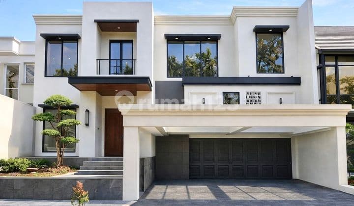 Rumah Brand New Bangunan Mandiri 3 Lantai Private Pool Giri Loka BSD