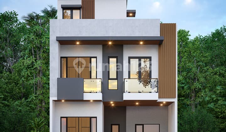 Rumah 2.5 Lantai Rooftop Dalam Cluster On Progres