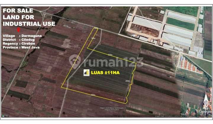 DIJUAL CEPAT TANAH ZONA INDUSTRI DI CIREBON