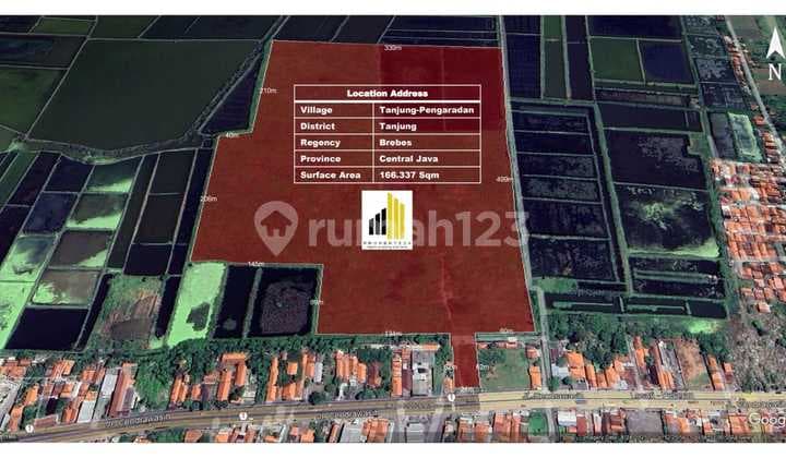 Dijual Tanah Industri di Kabupaten Brebes