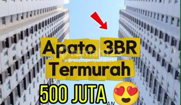 Apartemen Surabaya Timur Termurah 500 Jutaan Saja Dekat MERR GM UNAIR ITS UWM Kalijudan
