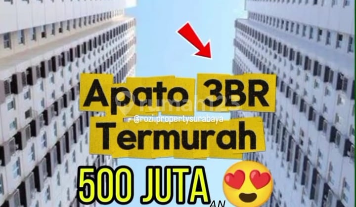 Apartemen Surabaya Timur Termurah 500 Jutaan Saja Dekat MERR GM UNAIR ITS UWM Kalijudan