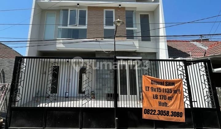 Rumah Sutorejo Prima LUX 2 Lantai Baru Minimalis Modern Dkt Mulyosari Bhaskara Wisma Permai