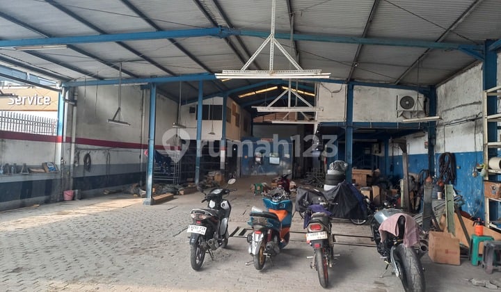 Gudang Terbuka Akses Kontainer 40ft Pinggir Jalan Sunter