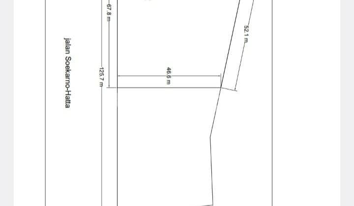 Kavling Tanah Komersial 5210 M2 Di Jl. Soekarno Hatta Bandung