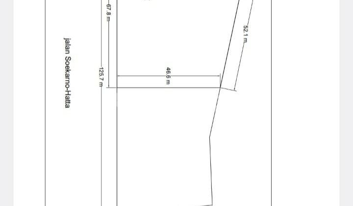 Kavling Tanah Komersial 5210 M2 Di Jl. Soekarno Hatta Bandung