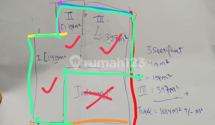 Dijual Tanah & Gudang 1014 M2 Di Daan Mogot Jakarta Barat