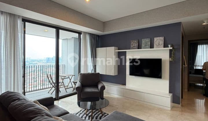 Apartemen One Park Avenue,2 BR, Siap Huni, Strata, Furnish