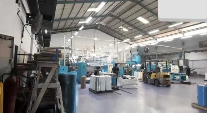 Gudang + Pabrik luas tanah 6254m² kawasan industri kec. Kosambi kab. Tangerang