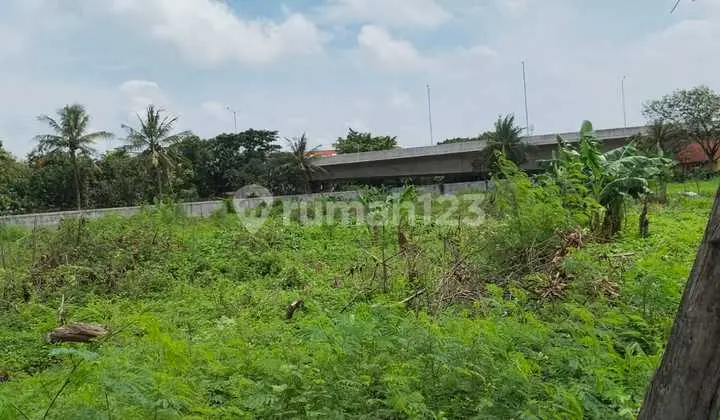 Land area of 8,729 m² on Jl. Raya Dadap, Kosambi District, Tangerang Regency (Ze)