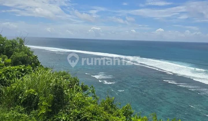 Jual Cepat Tanah Los Tebing View Ocean di Ungasan