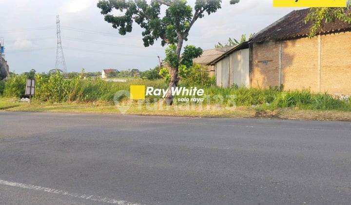 Di Jual Tanah di Jl. Solo-Sukoharjo, Nguter
