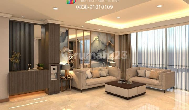 For Rent Apartment Kempinski Grand Indonesia Thamrin Sudirman 2Br - Private Lift Lux Furnished Close To MRT Busway