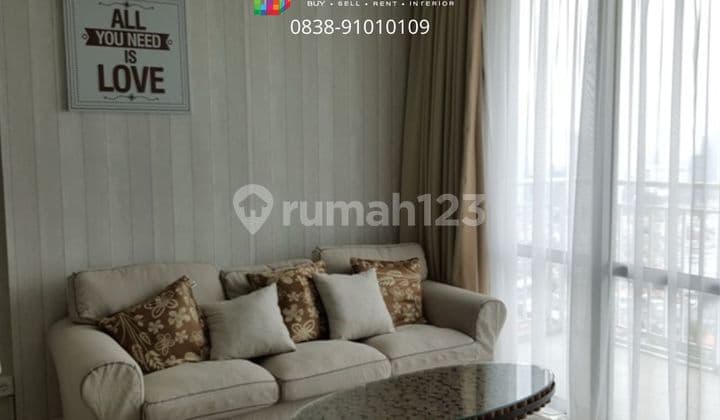For Rent Apartemen Denpasar Residence Kuningan City 2Br Size 90Sqm - Furnish Close To LRT MRT Busway