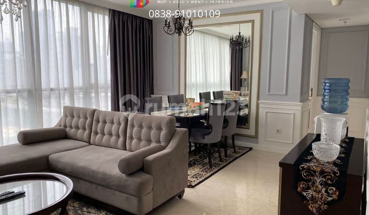 For Rent Apartment Ciputra Wolrd 2 Kuningan Tower Residence 2Br 1 Study Room - Lux Furnished Close To MRT LRT Busway