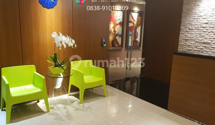 For Rent Ruang Kantor (Office Space) Gedung Multivision Tower Kuningan 390Sqm Furnish Dekat MRT LRT Busway Sudirman Thamrin Menteng Casablanca