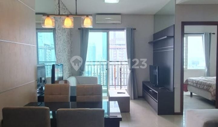 Dijual Murah Apartemen Thamrin Residence 2 BR - Furnished Jalan Kaki ke MRT / Halte Busway / Mall Grand Indonesia Plaza Indonesia Tanah Abang