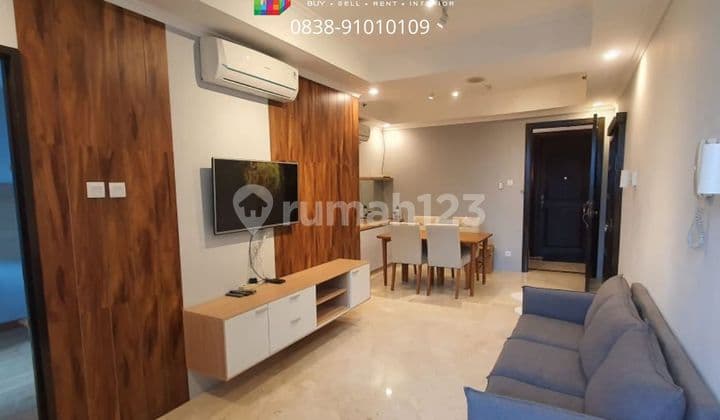 For Rent Apartment Bellagio Residence Mega Kuningan 2 BR - Full Renovation Close To MRT LRT Busway One Satrio
