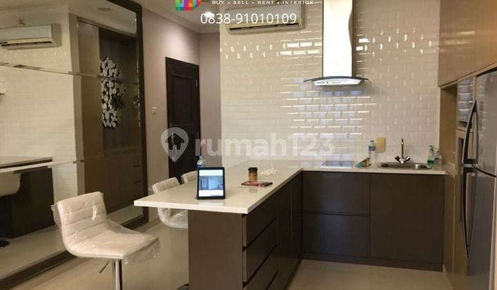 For Rent Apartment Bellezza Permata Hijau 1Br - Furnished, Close To Senayan City Binus Railway Station Palmerah / Busway