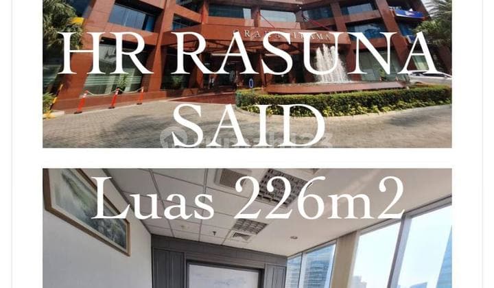 Kantor di Kawasan Hr Rasuna Said, Jakarta Selatan 226 m Bagus SHM