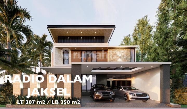 Rumah 2 Lantai Baru SHM di Area Radio Dalam, Jakarta Selatan