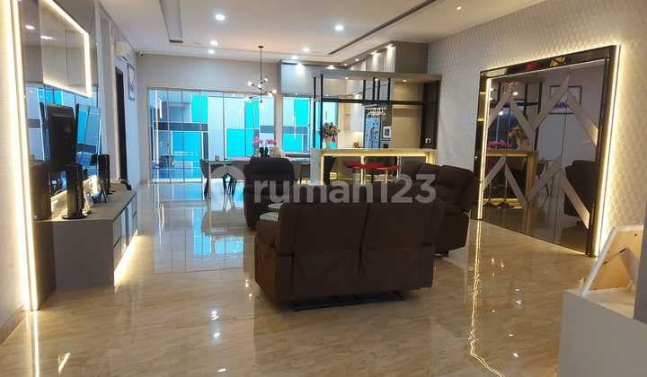 Dijual Rumah Pik Golf Island Furnish Ada Kolam Renang Pribadi Hadap Selatanselatan