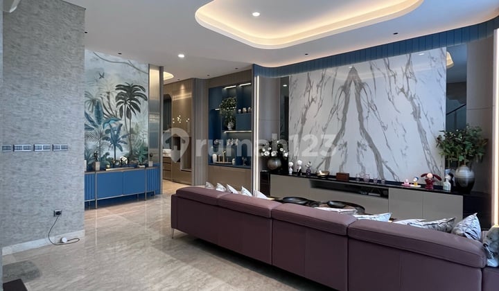 Disewakan Rumah Pik Golf Island Full Furnish Interior