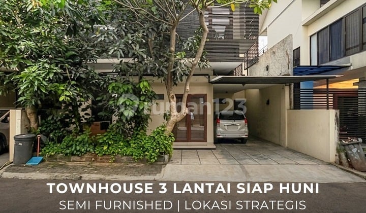Dijual Townhouse 3 Lantai Cipete Jakarta Selatan One Gate System