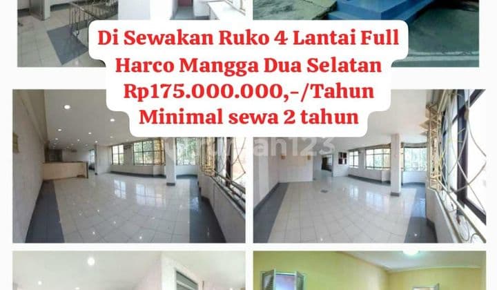 Ruko Harco Mangga Dua Minimal Sewa 2 Tahun