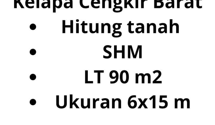 Hitung Tanah Saja Kelapa Cengkir Barat (ci)