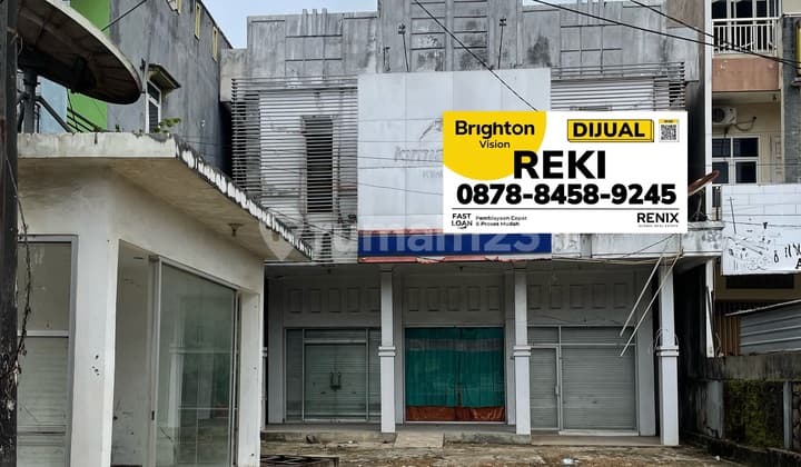 Ruko Strategis Pinggir Jalan Raya Arah Bandara, Akses Kontainer - 2 Lantai, Harga Nego