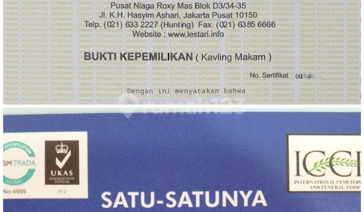 Tanah pemakaman premium keluarga Tanah pemakaman premium keluarga